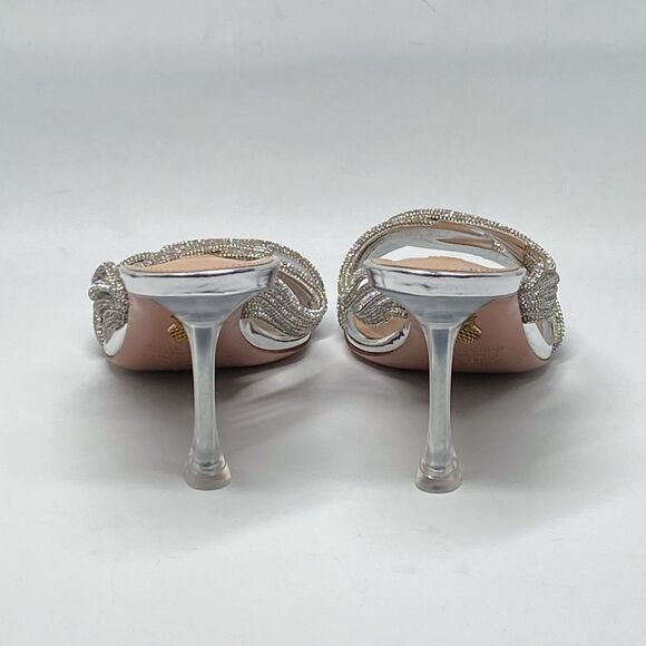 Aquazzura Gatsby Embellished Mules size 38 - Picture 9 of 16